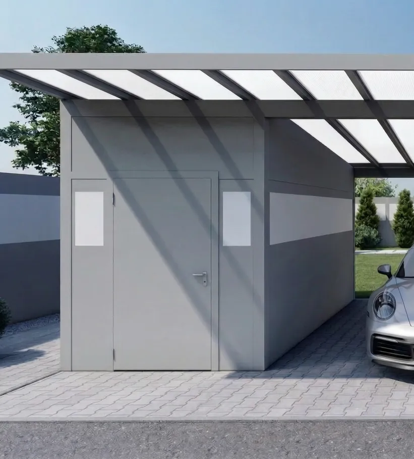 Kombination Gerätehaus